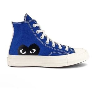 COMME DES GARCONS PLAY Converse  Chuck Taylor High Top Sneakers Sz 8 Women’s